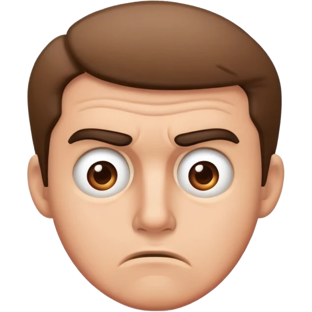 confused man emoji