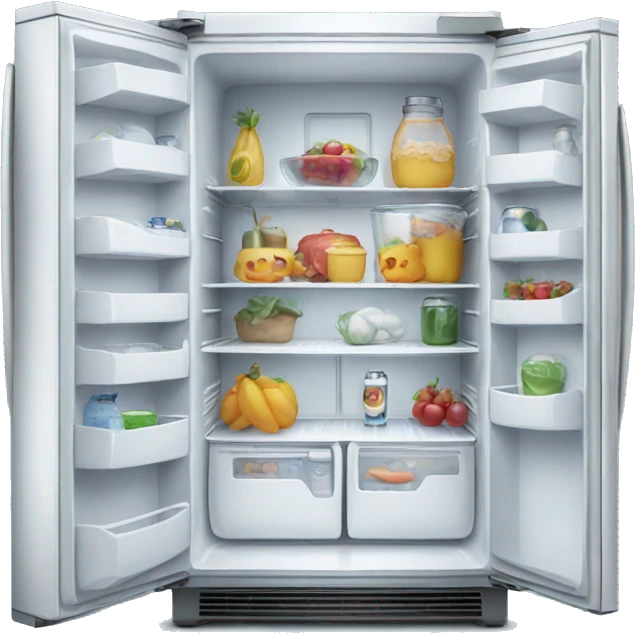 Clean refrigerator emoji