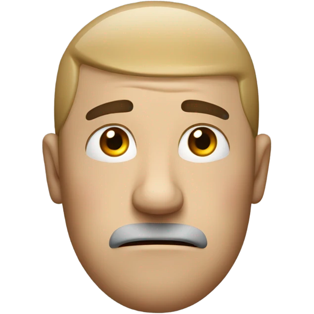Confused eyebrow raise  emoji