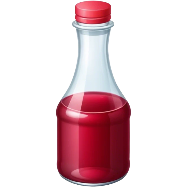 Bottle cranberry juice emoji