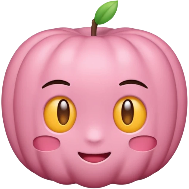 水晶粉彩粉红色心形 3D emoji