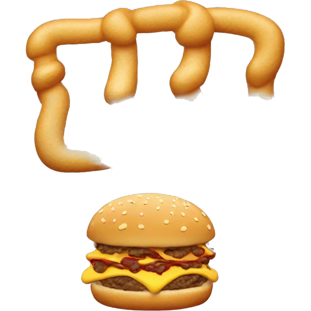messed up twisted version of the hamburger helper emoji
