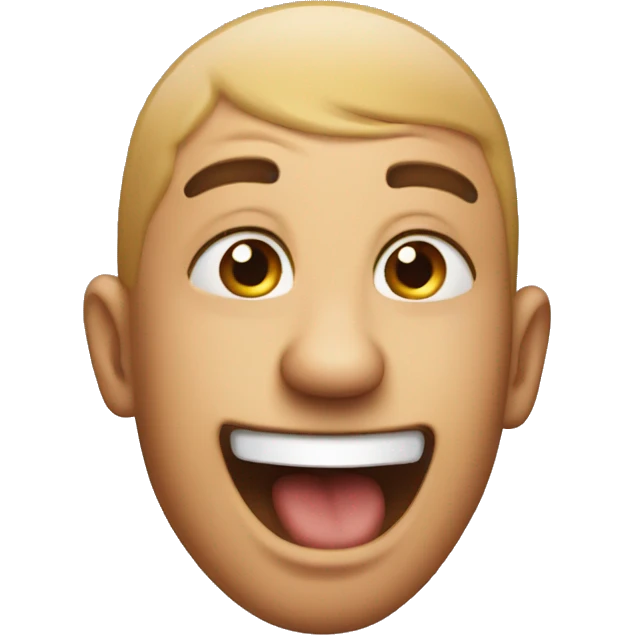 Emoji face drolling emoji