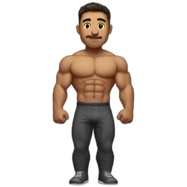 muscular guy  emoji