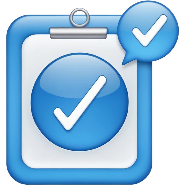software testing blue emoji