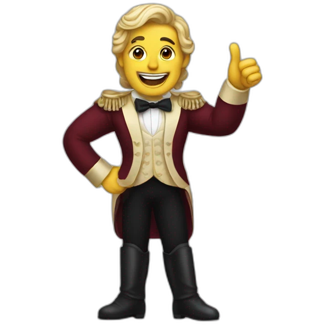 opera singer thumbs up emoji