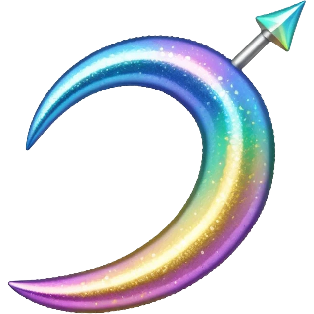 glitter sickle emoji