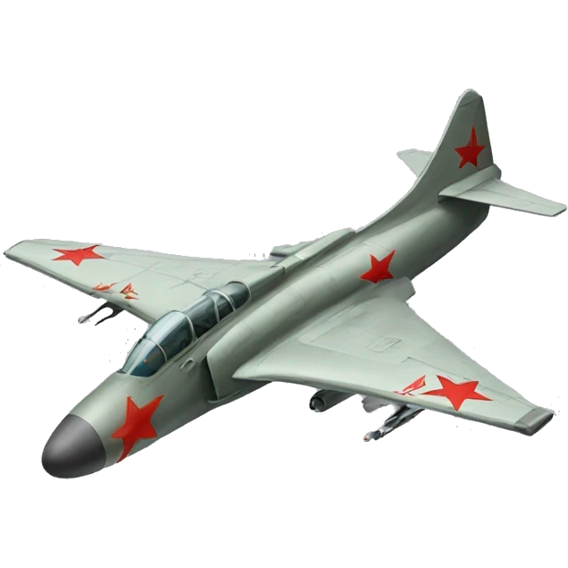 Soviet fighter plane emoji