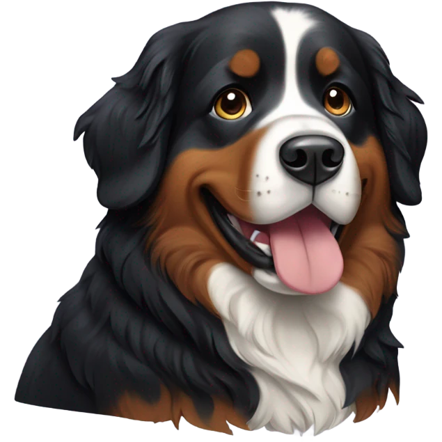 Bernese mountain dog emoji