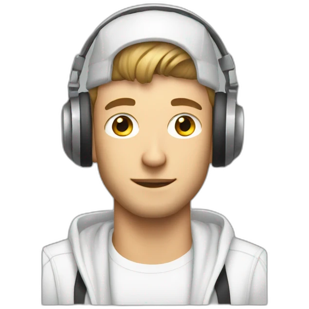 Soundcloud dj white guy emoji