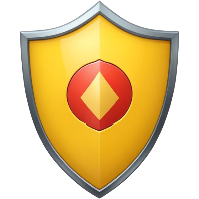 yellow shield emoji