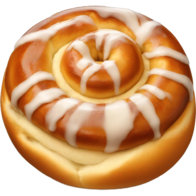 large cinnamon bun emoji