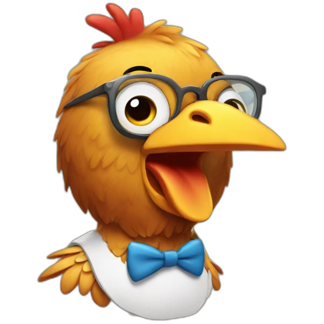 chill chicken emoji