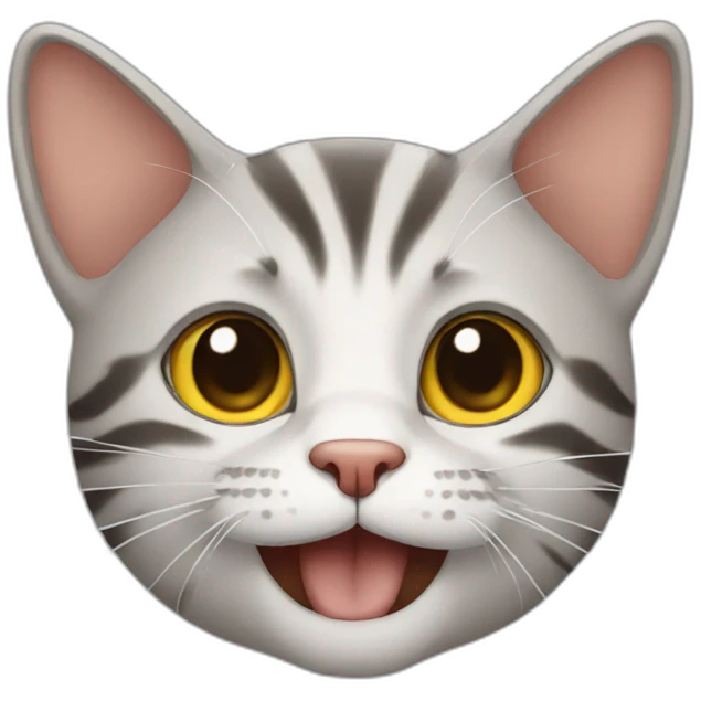 Cat saluing emoji