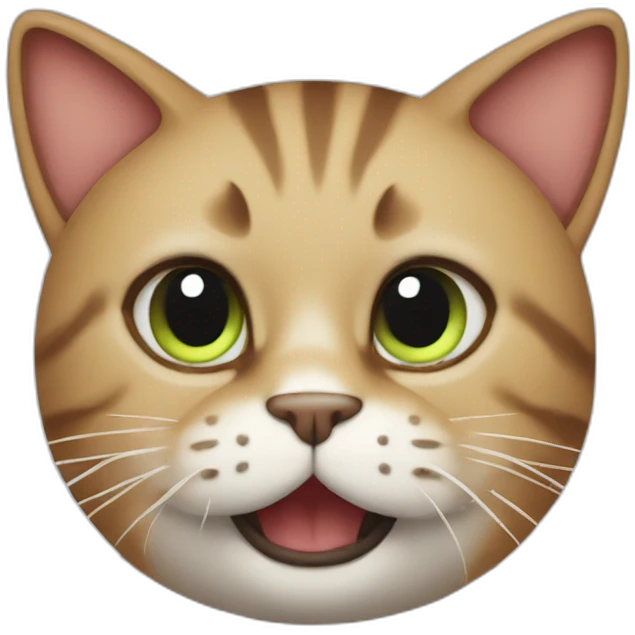 oh no, cringe cat emoji
