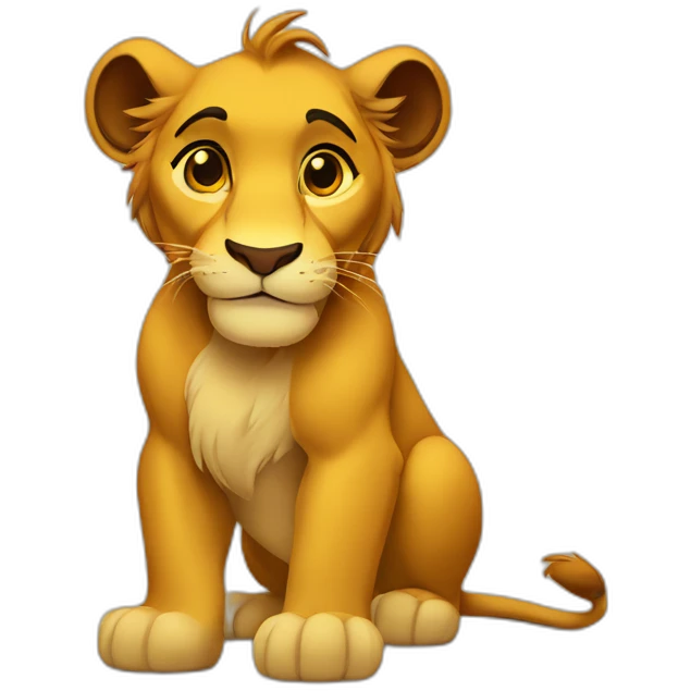 Simba emoji