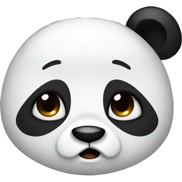 Panda crying  emoji