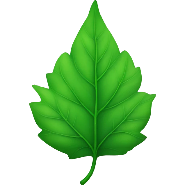 green leaf emoji