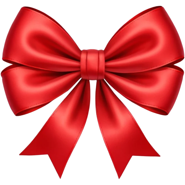 Moño rojo emoji