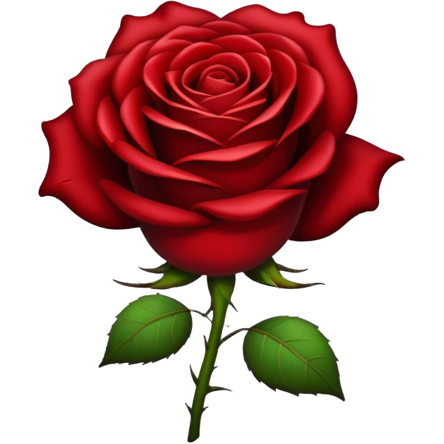 Bloody dark rose emoji