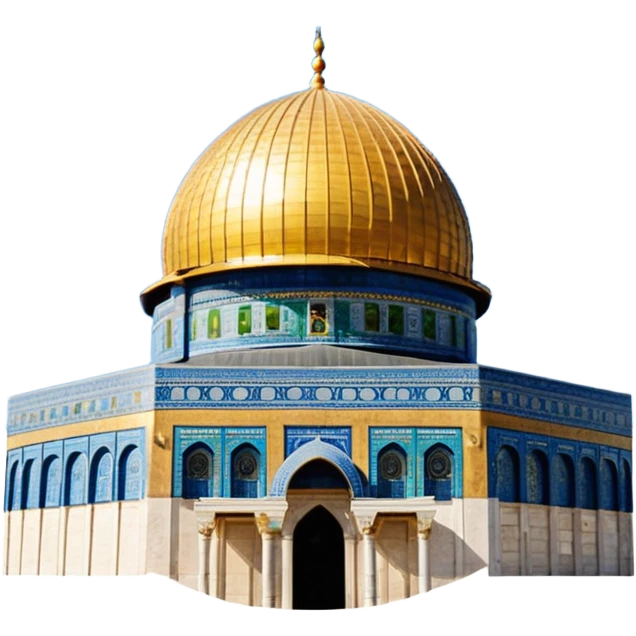 Dome of the rock, Palestine emoji