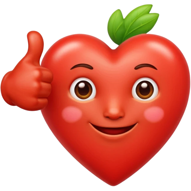 ❤️+ 👍  emoji