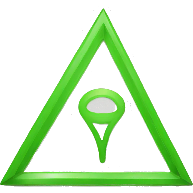 green triangle up emoji