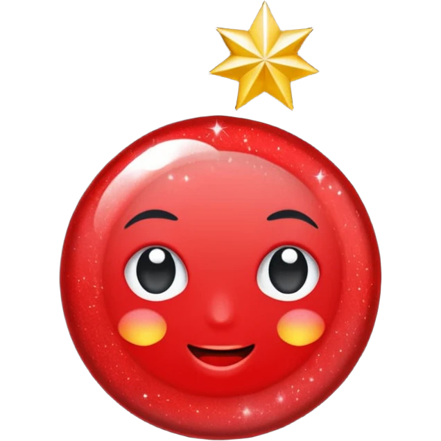 red glitter fix emoji