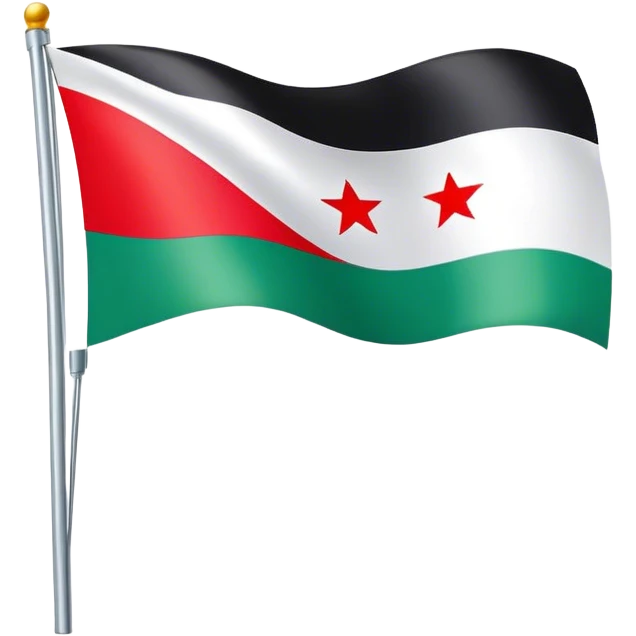 New Syrian flag emoji