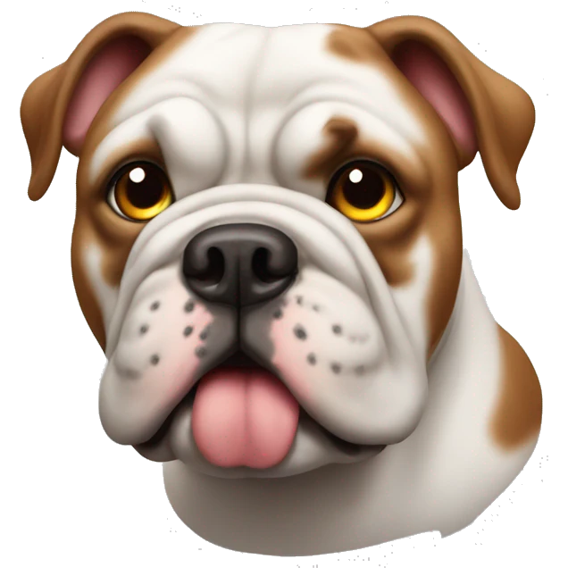 Bull dog emoji
