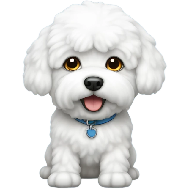 Bichon dog  emoji
