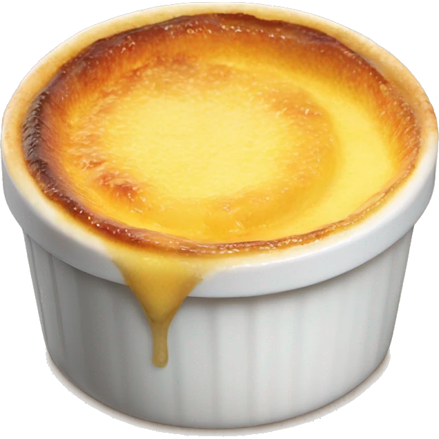 Une crème brûlée  emoji