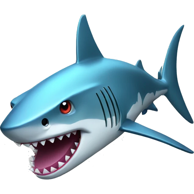 Robot shark emoji