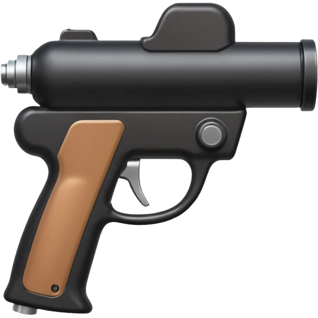Black Spray Tan Gun emoji