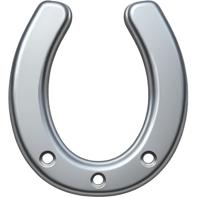 Horseshoe in small emoji