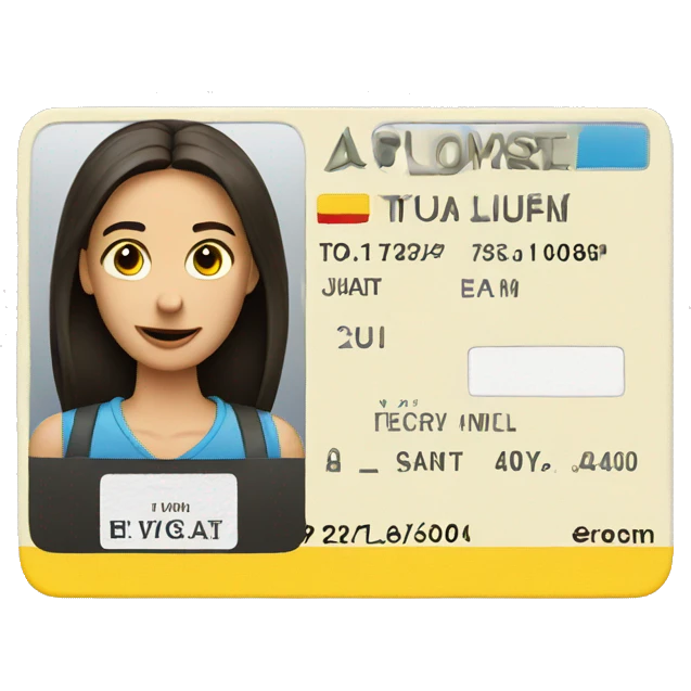 driving license emoji