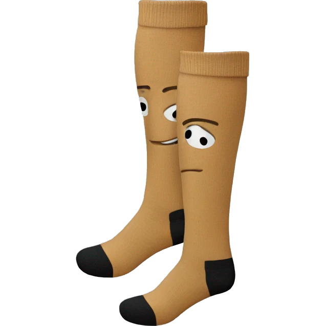 Knee-high Business socks emoji