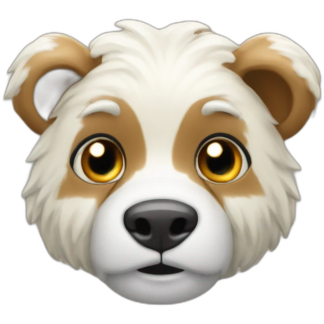 Glace sur ours emoji