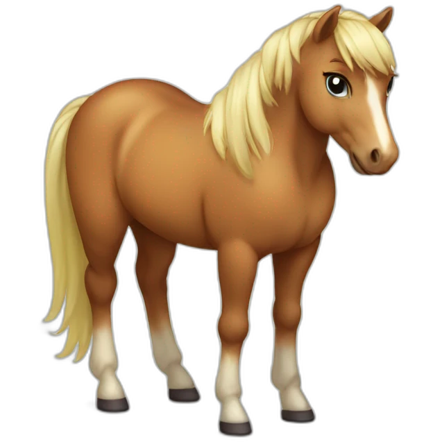 Pony Fat emoji
