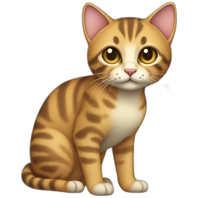 Pixie Bob Cat Full Body emoji