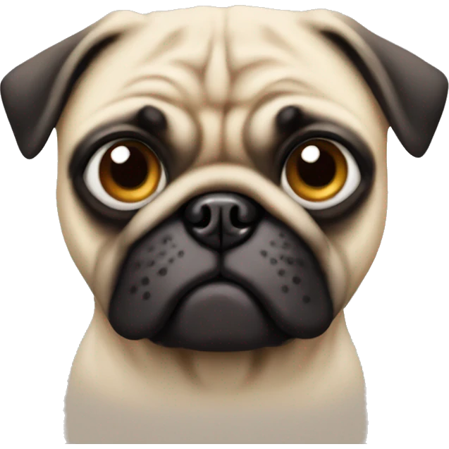 pug with one eye emoji
