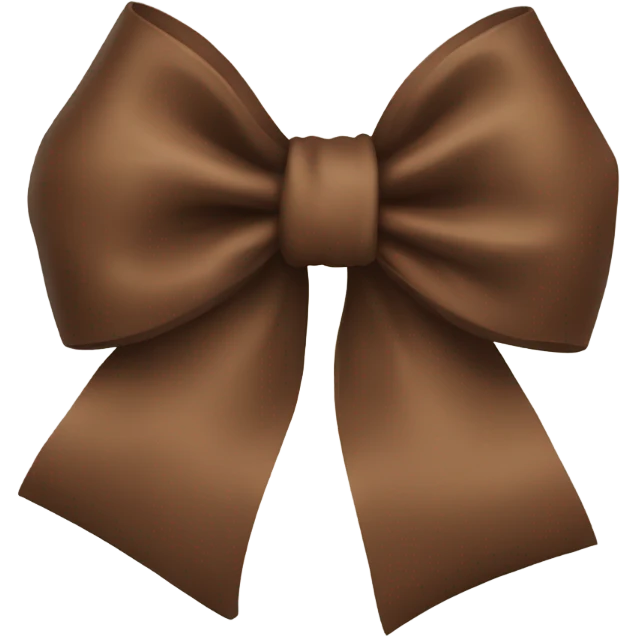 brown bow emoji
