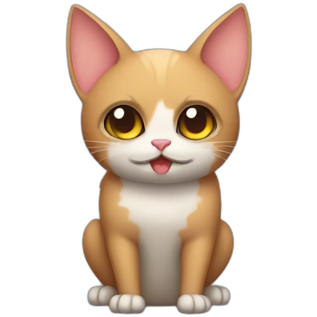 Bat cat emoji