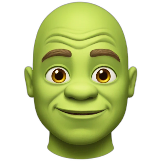 white-shrek emoji