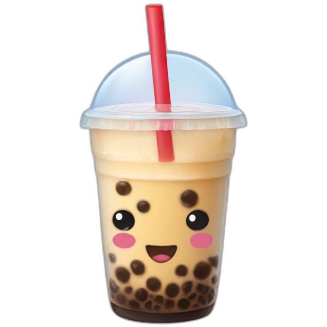 thunder bubble tea emoji