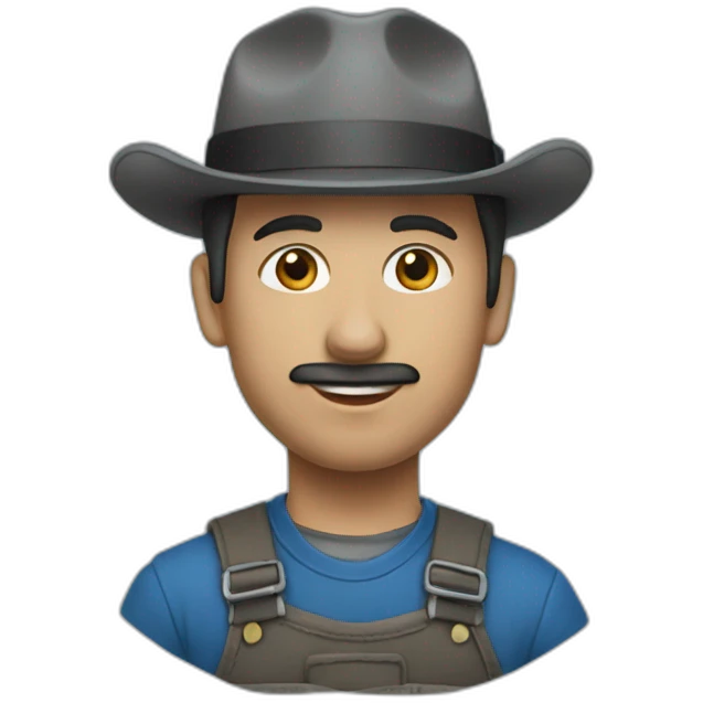 PoucEt bleu emoji