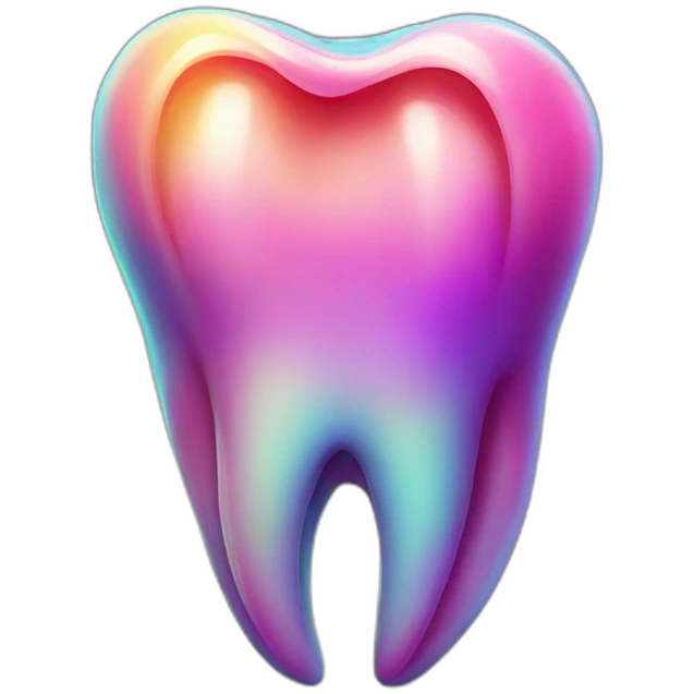 long psychedelic tooth emoji