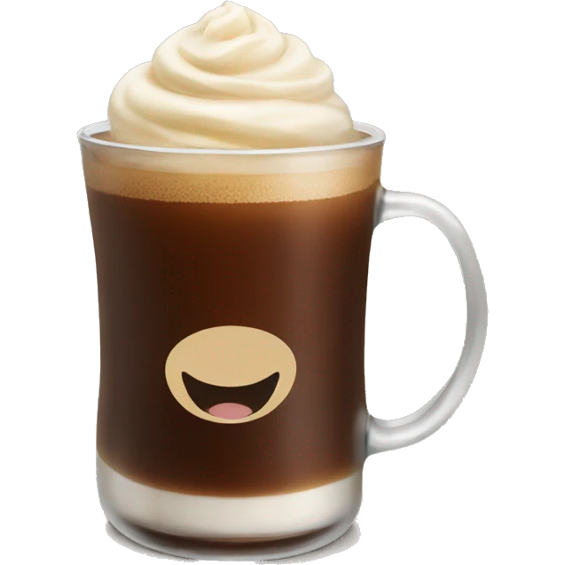 Cream cold brew emoji