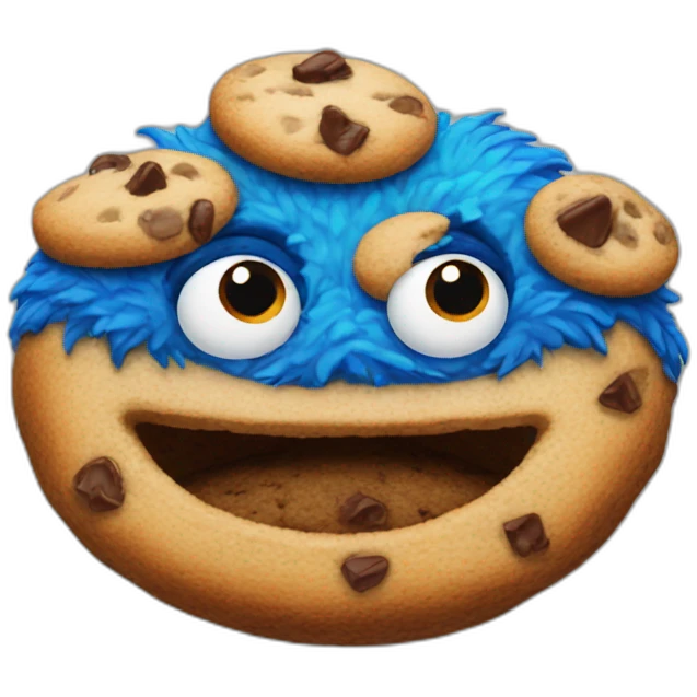 Cookie monster emoji
