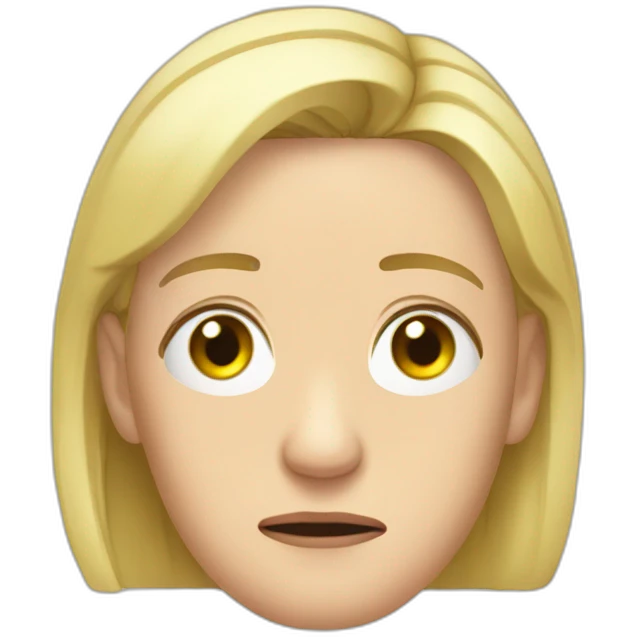 Marine lepen sad emoji
